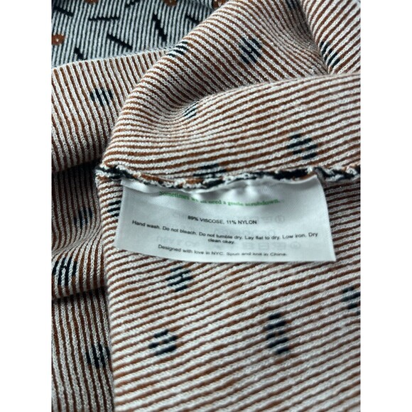 MM Lafleur The Choe Sprinkle Knit Short Sleeve Crew Neck Top Fall Office Size M - Picture 8 of 9